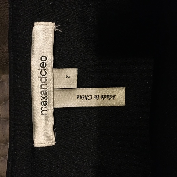 MAXandCLEO Black Strapless Cocktail Dress - Picture 2 of 3